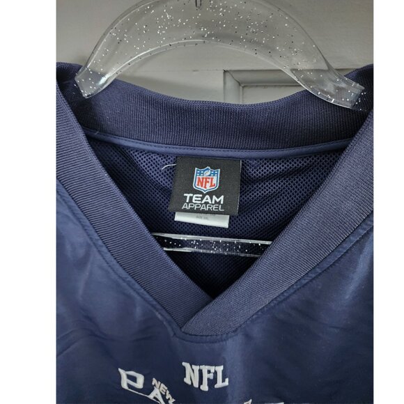NFL New Englad Patriots Navy Blue Pullover Wind Jacket XXL - Picture 3 of 3